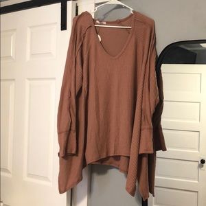 Shark bite sides sweater